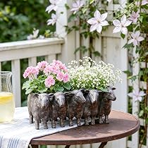 Newman House Studio Resin Sheep Planter Succulent Pot - Creative